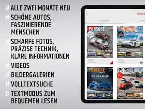 PORSCHE FAHRER Magazin Screenshot 1