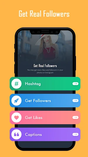 Get Real Followers & Likes for instagram hashtags Screenshot 2