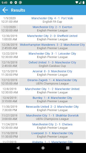 Manchester City Latest News Screenshot 2