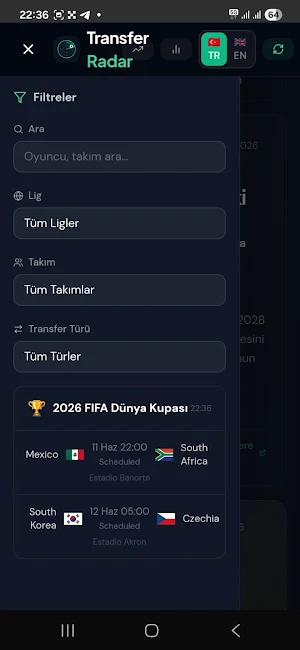 Transfer Radarı Screenshot 0