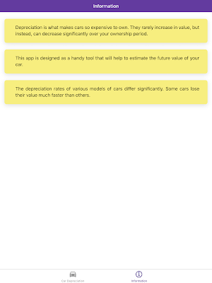 Car Calculator - Car Depreciation Future Value Screenshot 3