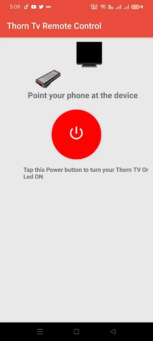 Thorn TV remote Screenshot 1