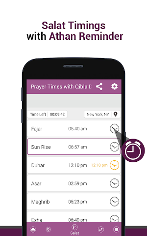 Prayer times with Qibla - Find Qibla Direction Screenshot 2