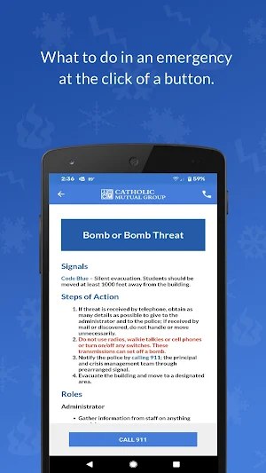 Emergency Response Procedures Screenshot 1