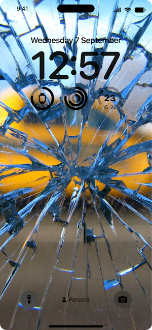 Broken Screen Wallpaper Screenshot 0