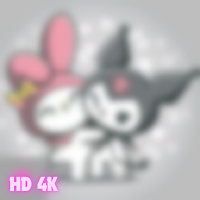 Kuromi and My Melody Wallpaper