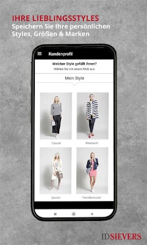 Modehaus IDSievers Screenshot 1