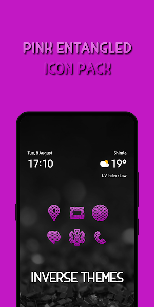 Pink - Entangled Icon Pack Screenshot 0