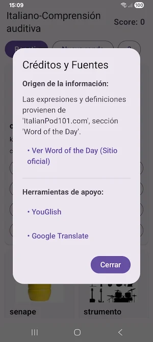 Italiano Comprensión Screenshot 1