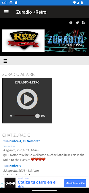 Zuradio +Retro Screenshot 2