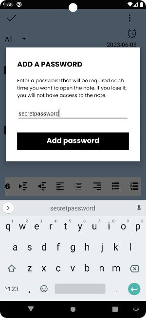 Notepad Fast, Quick Notes Screenshot 2