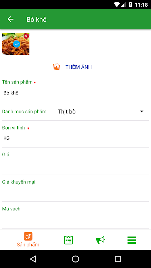Nông sản an toàn Nghệ An Screenshot 2