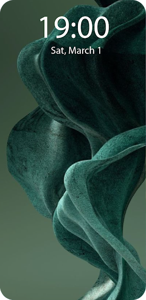 Teal Live Wallpaper Parallax Screenshot 2