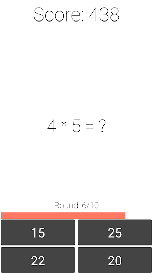 Multiplication Game Screenshot 1