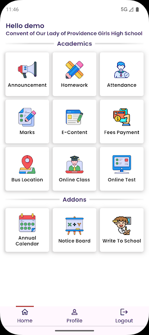 Our Lady Providence School Screenshot 1