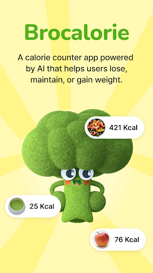 Brocalorie: AI Calorie Counter Screenshot 0