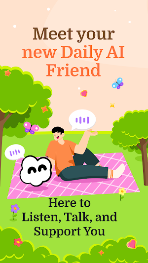 Daily Friend AI Talk & Stories Screenshot 0