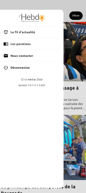 L'Hebdo Mékinac/des Chenaux Screenshot 2