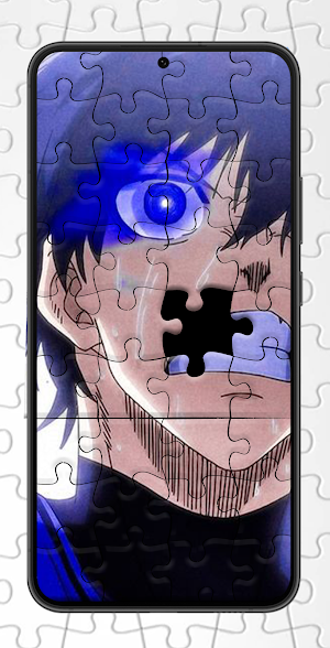 Bleu Lock Puzzle Game. Screenshot 1