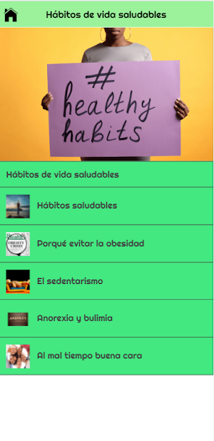 Healthy living habits Screenshot 1