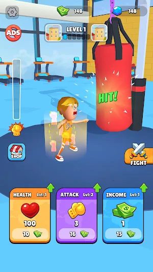 Lifting Hero: Merge Fighting Screenshot 0