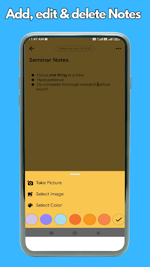 Notes App Screenshot 1