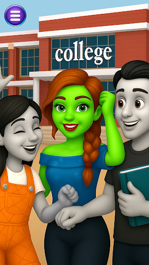 Halloween Love Triangle Game Screenshot 3