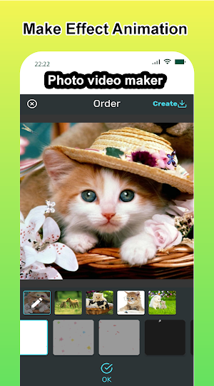 Photo video maker with music, effects for pictures Screenshot 2