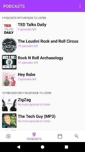 Podcasts Tracker - Podcast management made easy Screenshot 0