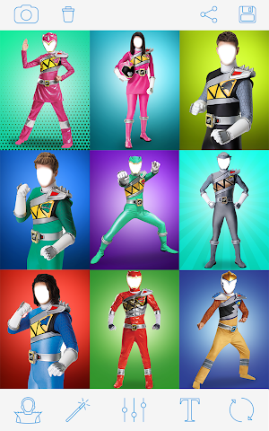 Rangers Costume Photo Montage Screenshot 2