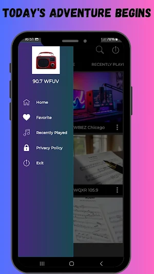 90.7 Wfuv Radio Ny Fm App Live Screenshot 0