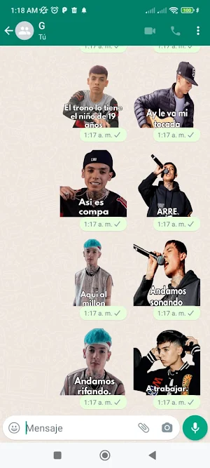 Stickers de Natanael Cano Screenshot 1