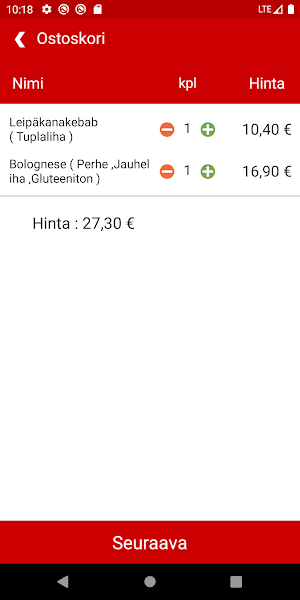 Pizza Service Kirkkonummi Screenshot 3