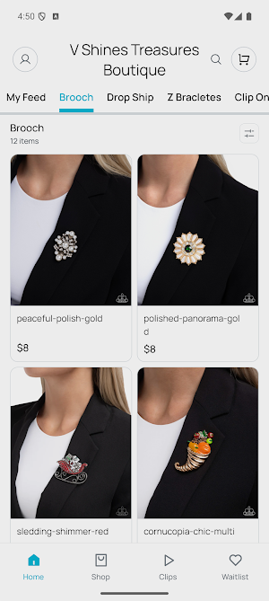 V Shines Treasures Boutique Screenshot 0