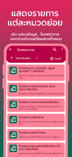 CMHY : ค้นหาข้อมูลในเชียงใหม่ Screenshot 3