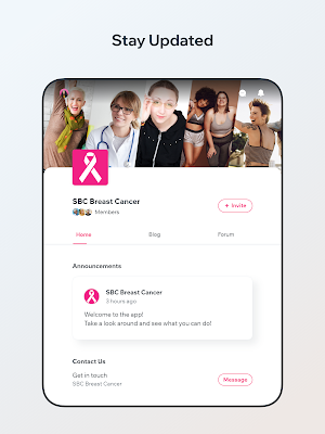SurvivingBreastCancer.org Screenshot 3