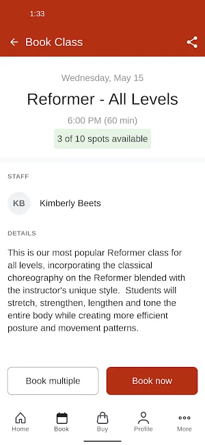 The Guild Pilates + Screenshot 2