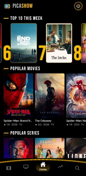 PicTV: Movies & TV Screenshot 1