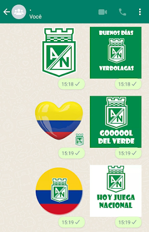 Stickers Atlético Nacional Screenshot 2