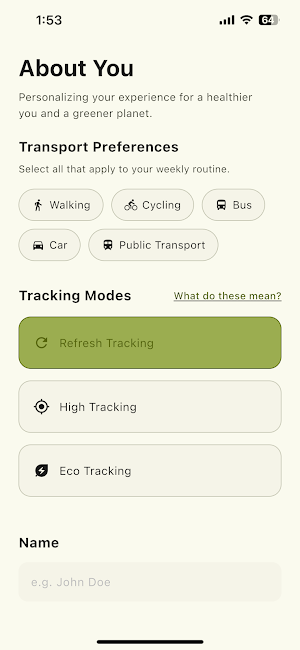 CarbonTracker Screenshot 1