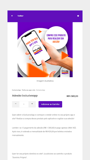 ExclusivoApp - O aplicativo e site da sua marca Screenshot 2