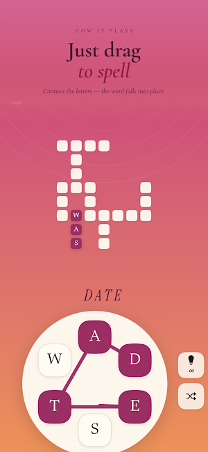 WORDSPIN: Crossword Puzzle Screenshot 1