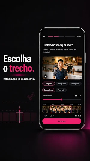 Cortte: Corte Vídeos Rápido Screenshot 1