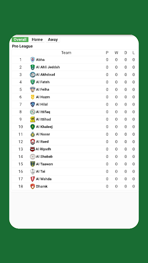 Saudi Al Ahly matches Screenshot 1