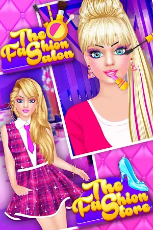 Fashion Doll - Back to School Dress Up Game Screenshot 1
