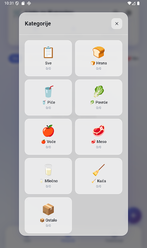 Lista za Kupovinu Namirnica Screenshot 1