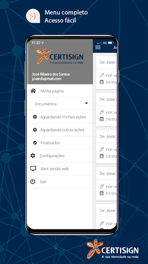 Certisign SignApp - Portal de Assinaturas Screenshot 2
