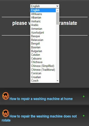 Learning washing machine repairs Screenshot 1