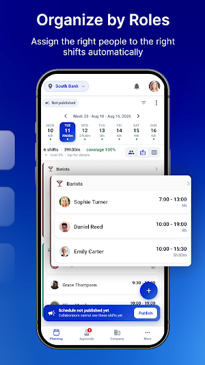 Employee Shift Scheduler Screenshot 2