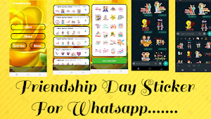 Friendship Day : Friendship Stickers For WhatsApp Screenshot 0